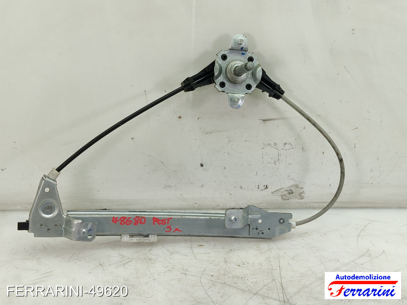 Alzavetro FIAT GRANDE PUNTO 199 2005-2013 sinistro, sx, posteriore, post 7