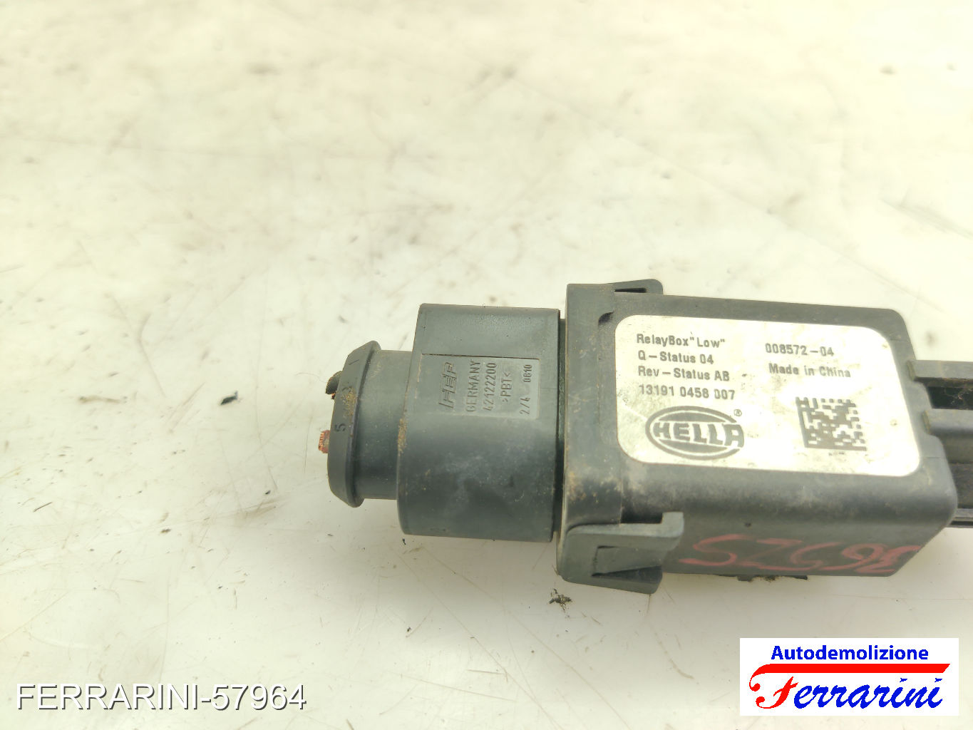 relè pompa vuoto depressione OPEL MERIVA B S10 1.4 LPG 2011-2017 13397380