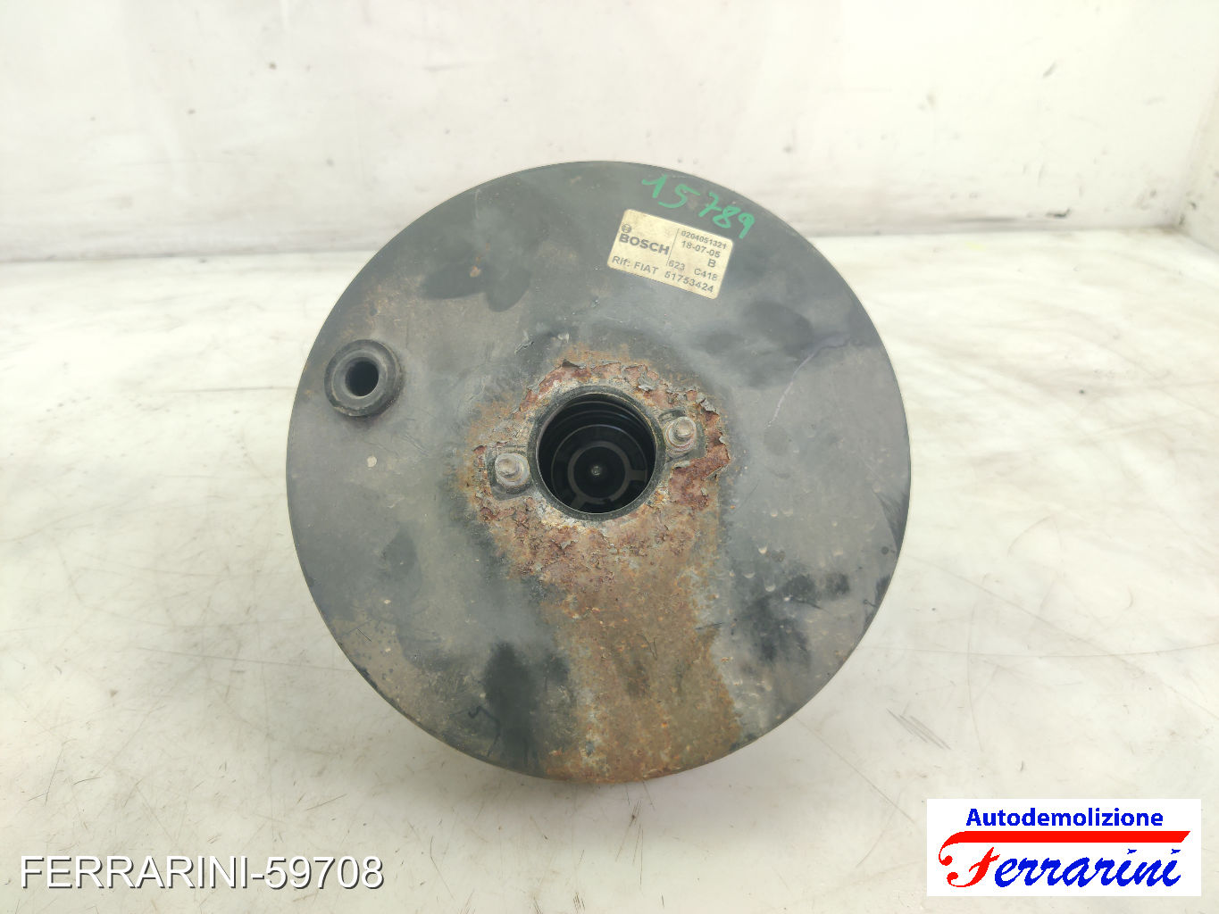 Servofreno FIAT PANDA 169 1.3 D MULTIJET 4X4 2004-2012 51753424, 77363780, 15789 7