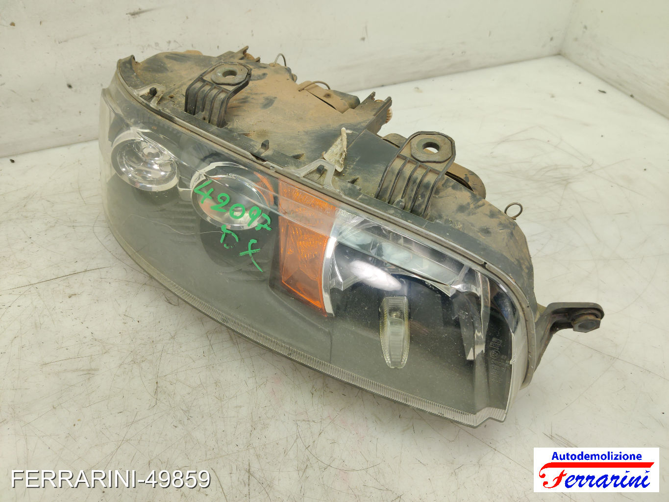 Faro Anteriore FIAT PUNTO 188 1999-2010 destro, dx 46522719, 46814548, 51712393 6