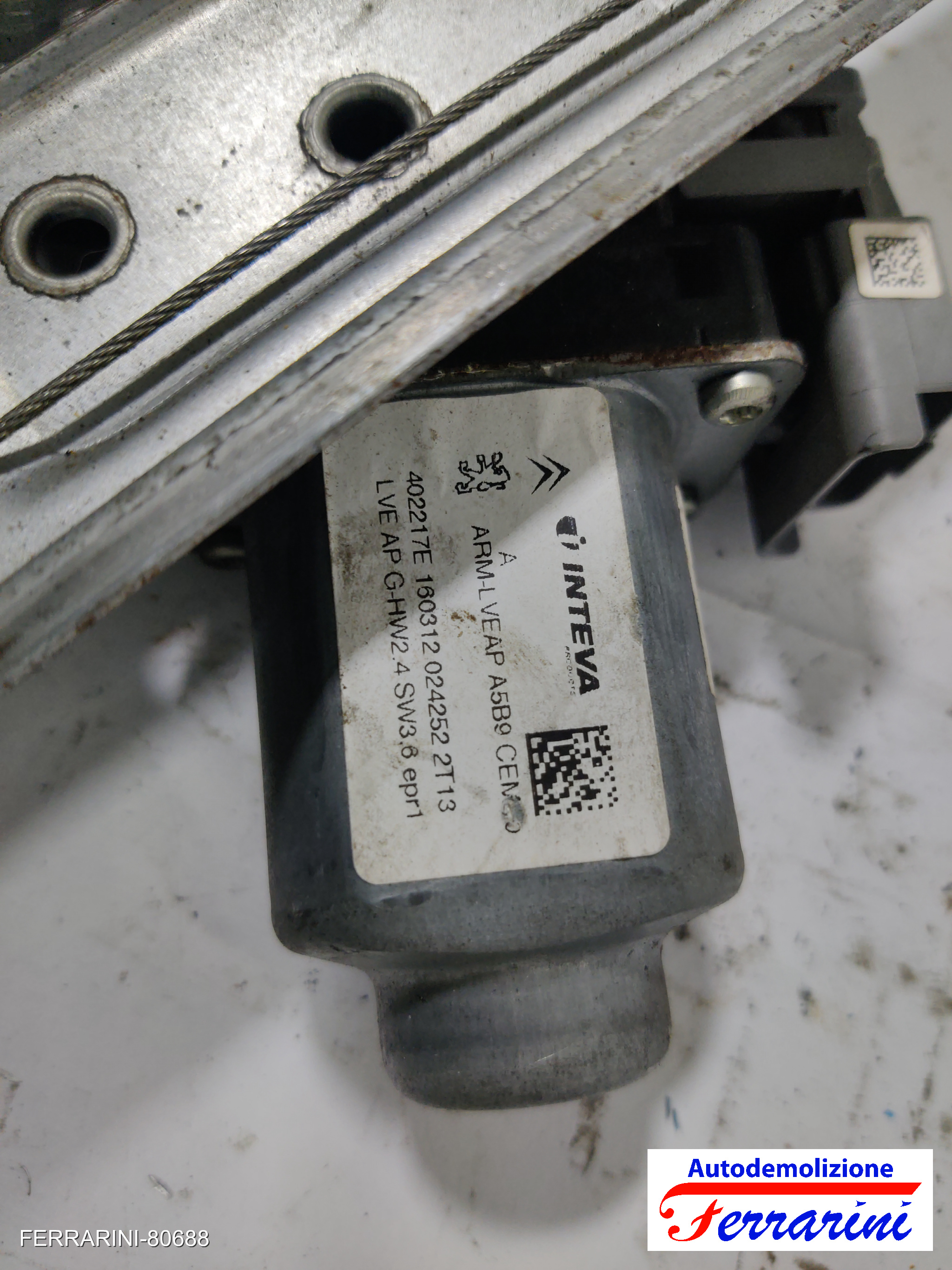 Alzavetro CITROEN C3 PICASSO SH 2009-2016 sinistro, sx, frontale, anteriore