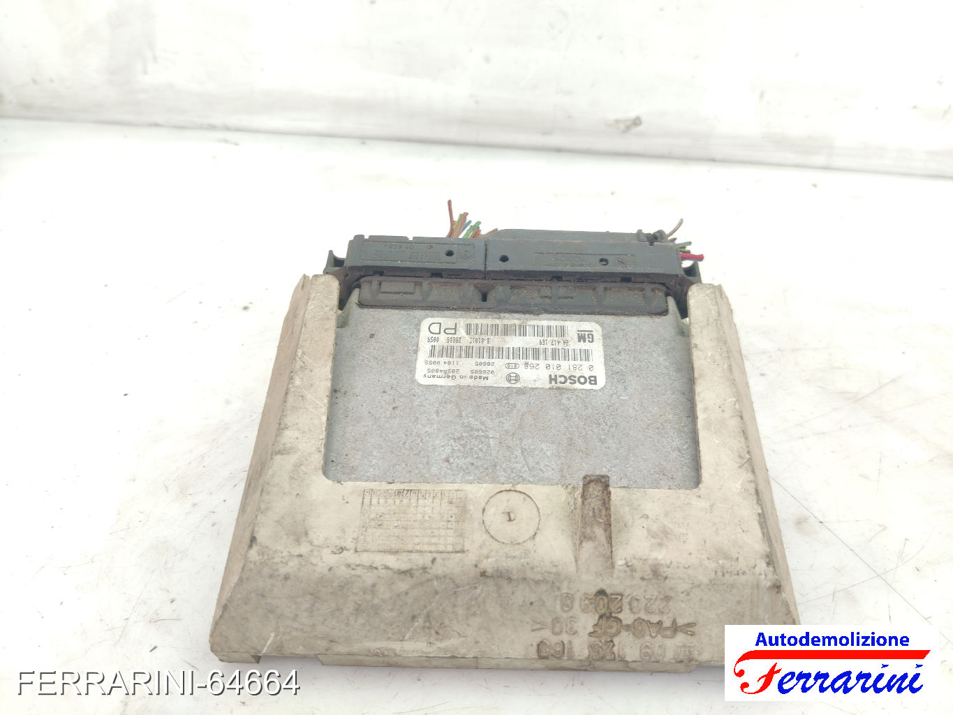 Centralina Motore OPEL ZAFIRA A T98 2.0 DTI 16V 2000-2005 24417169, 0281010268