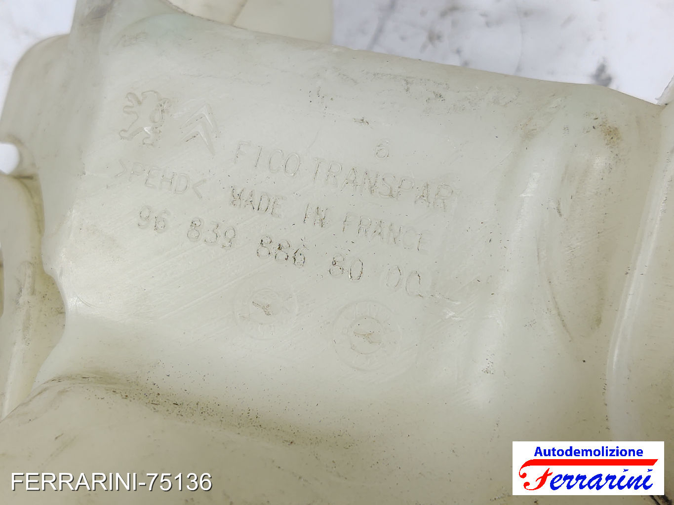 Vaschetta Tergicristallo CITROEN C3 2 SC 2009-2013 Frontale 6431N6