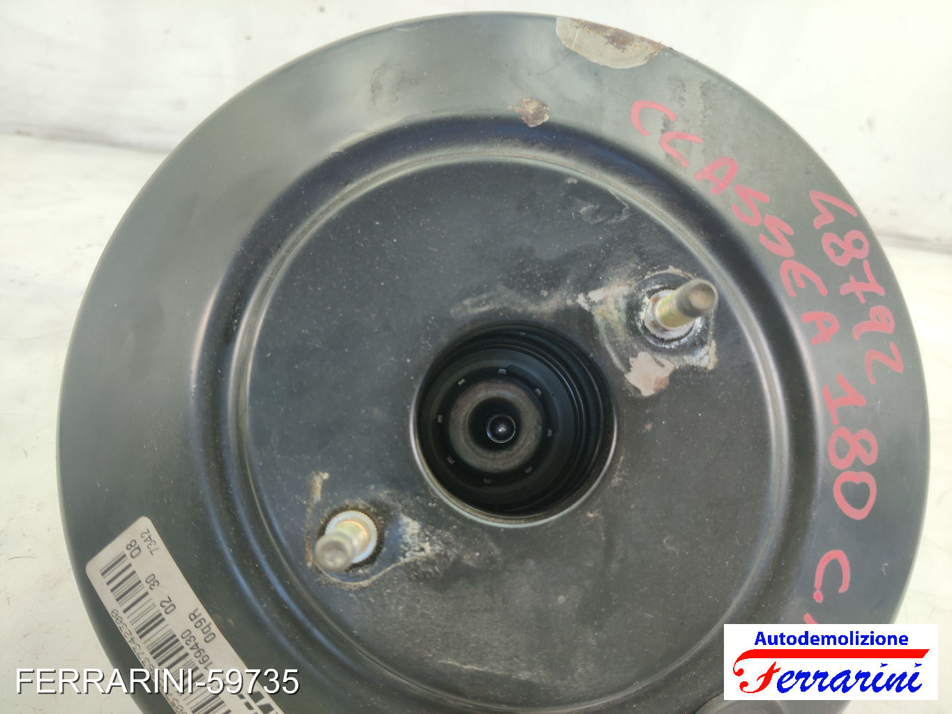Servofreno MERCEDES CLASSE A W169 A 180 CDI 2004-2012 A1694300230 6