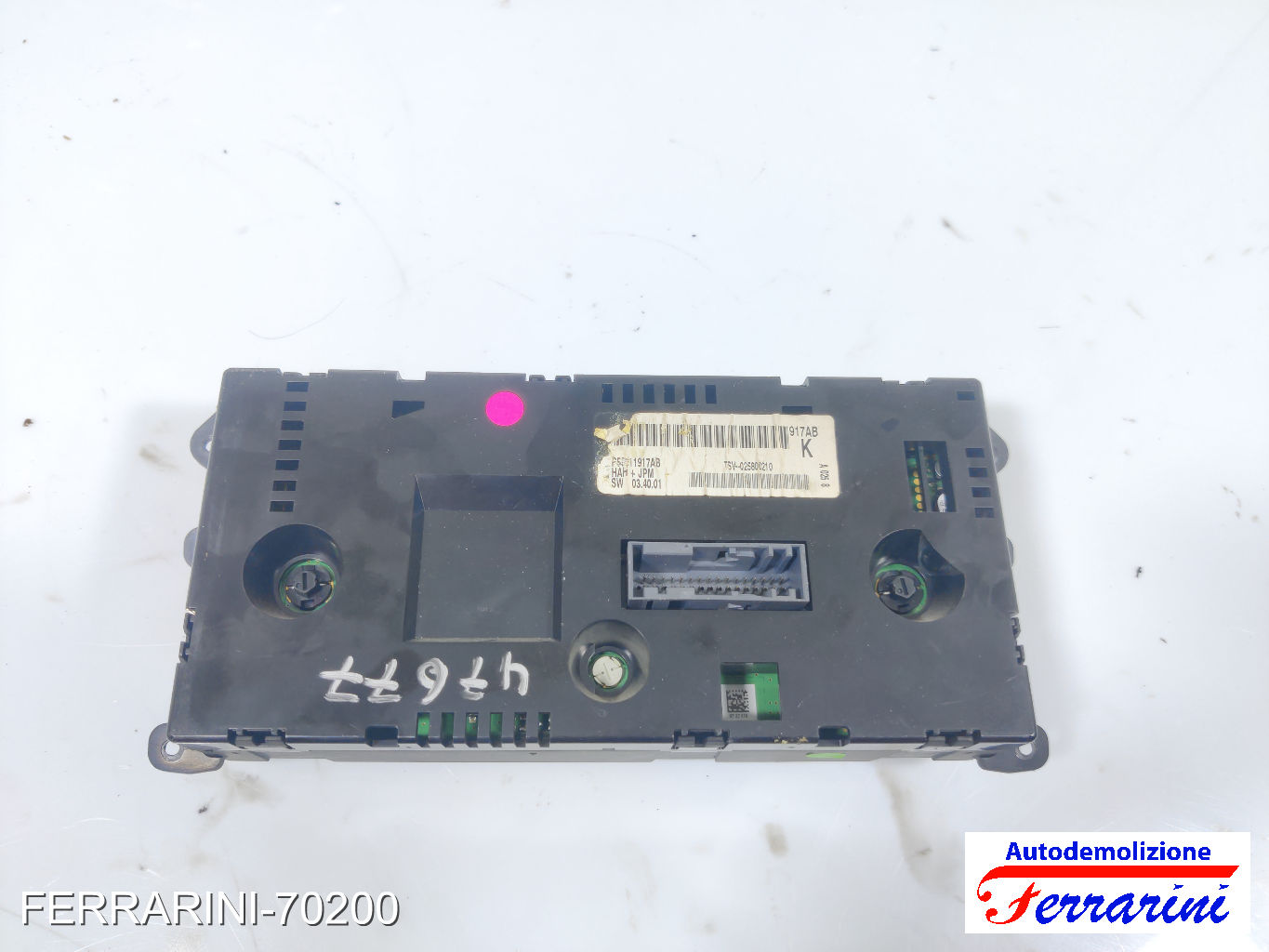 bizona Tastiera Clima CHRYSLER GRAND VOYAGER 5 RT 2007-2023 anteriore, frontale 6