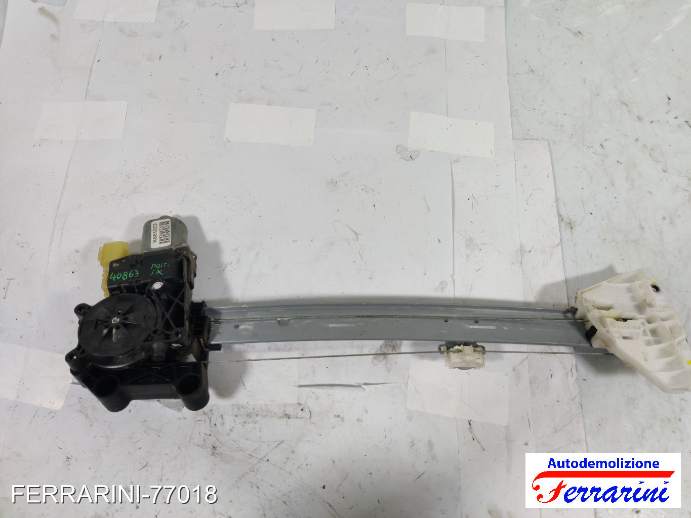 Alzavetro FORD EDGE 2015-2018 sinistro, sx, posteriore, post