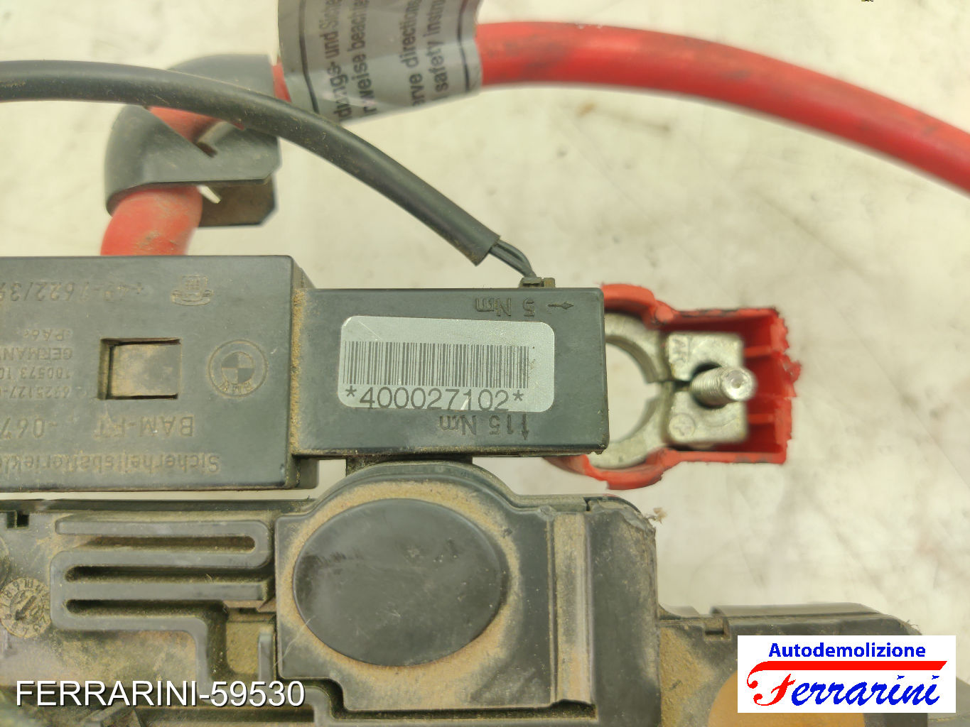 centralina fusibili batteria BMW SERIE 1 E87 120D 2004-2011 61146936653 6
