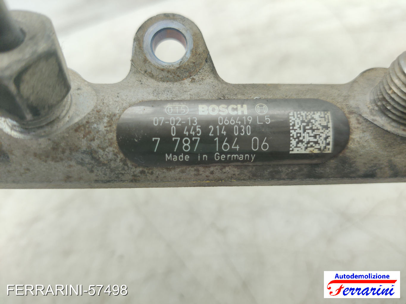 Flauto Iniettori BMW 3 TOURING E91 320D 2005-2012 0445214030, 13537787164