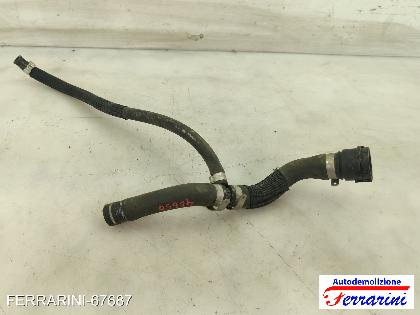 tubo acqua motore 198A4000 ALFA ROMEO MITO 955 1.4 BI-FUEL 2009-2016 51869374 6
