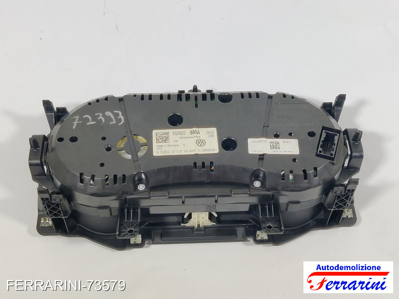 Quadro Contachilometri VW GOLF 7 5G1, BE1, BE2, BQ1 2.0 TDI 2012-2020 5G0920861A 7
