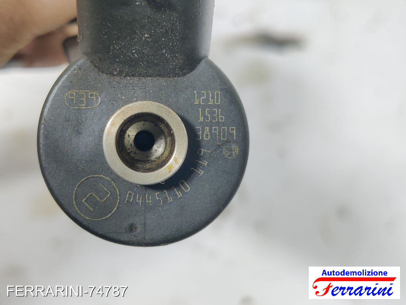 Iniettore FIAT DOBLO 223 1.9 JTD 2001-2023 0445110389, 0445110ETT, 0445110119