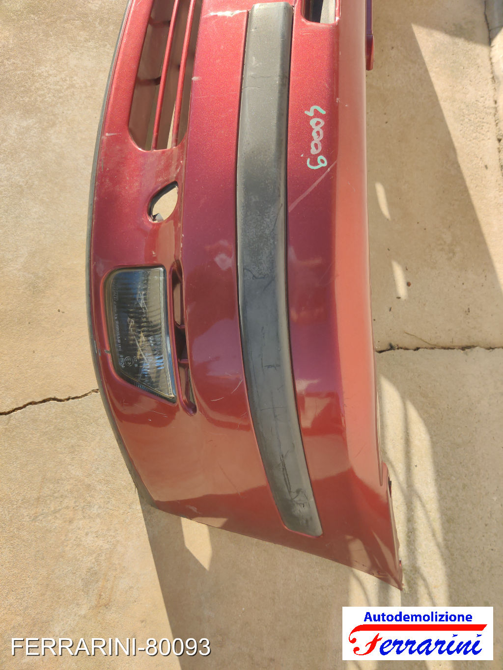 Paraurti FIAT PUNTO 176 1993-1999 Frontale 71360699, 183001680, 182945580