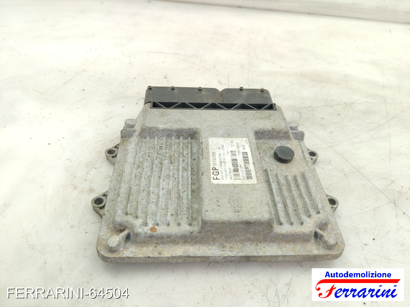 Centralina Motore LANCIA YPSILON 843 1.3 JTD 2003-2011 55192098, 7160000903