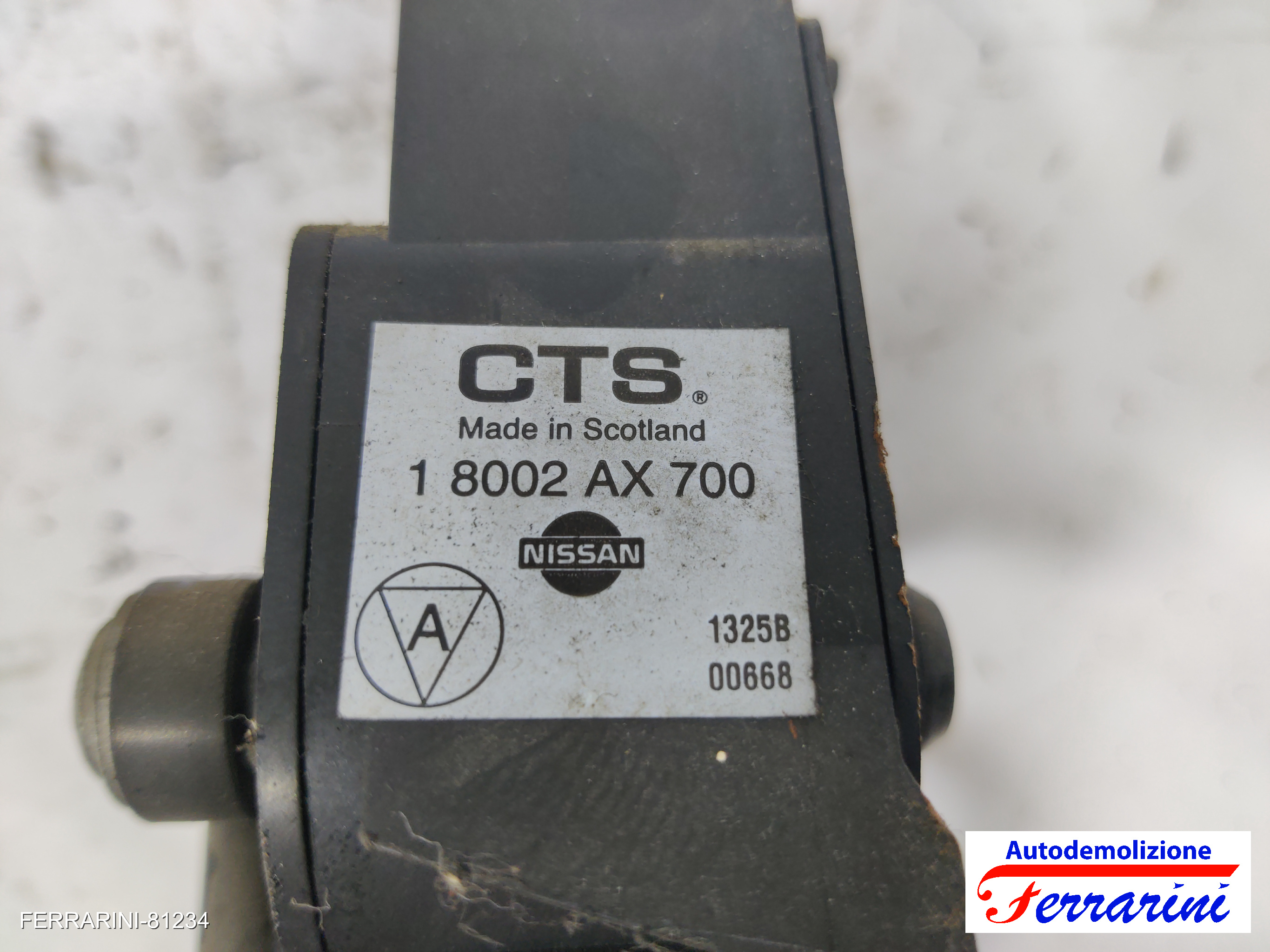 Pedale Acceleratore NISSAN MICRA 3 K12 1.5 DCI 2003-2010