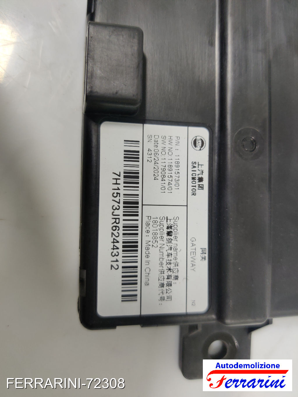 Centralina Comfort MG MG ZS SUV 2017-2023 1189157301, 1189157401