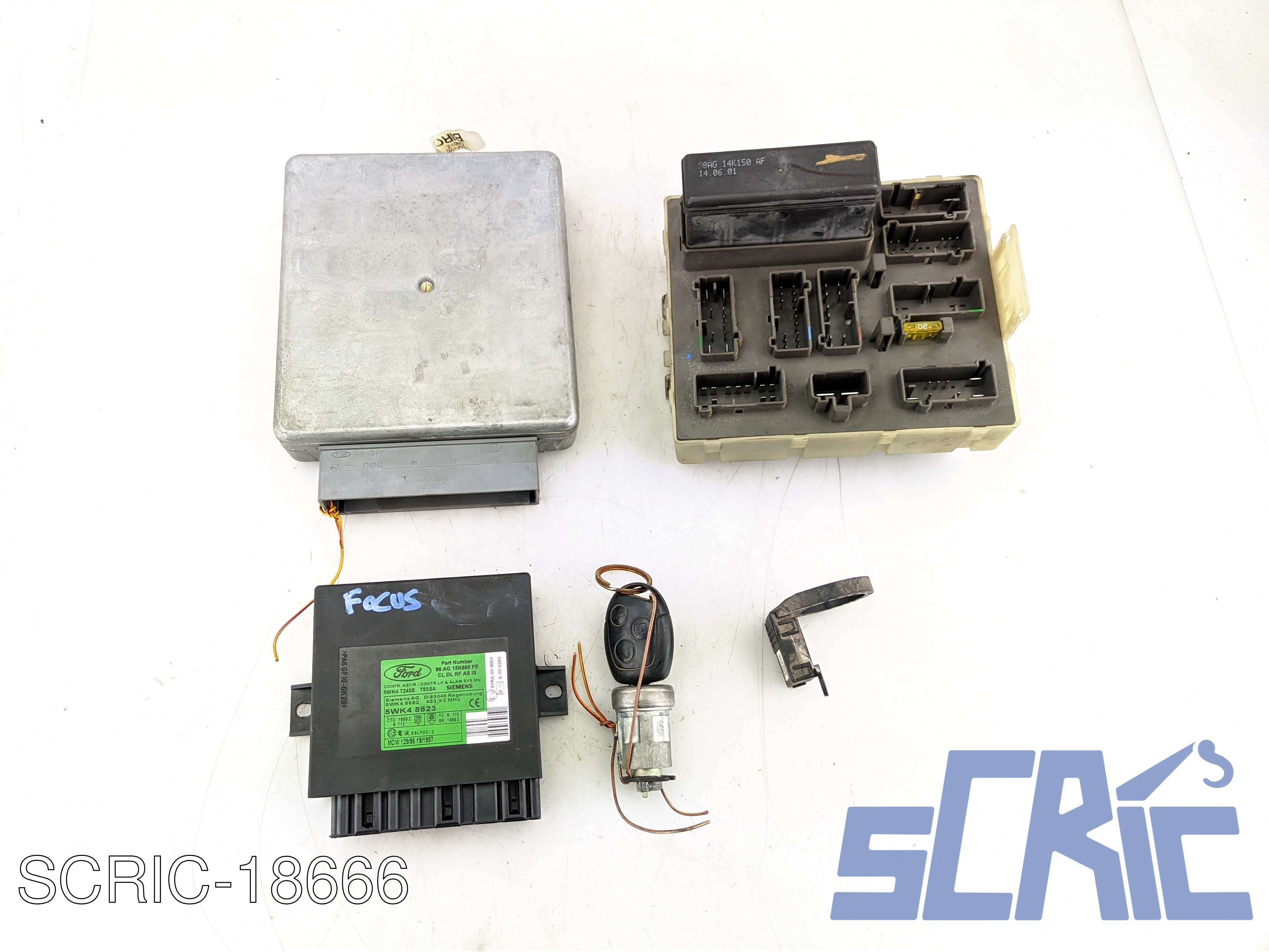 Kit Accensione FORD FOCUS DAW, DBW 1.8 TDCI 2001-2004 1S4F12A650XG, 98AG15K600FE