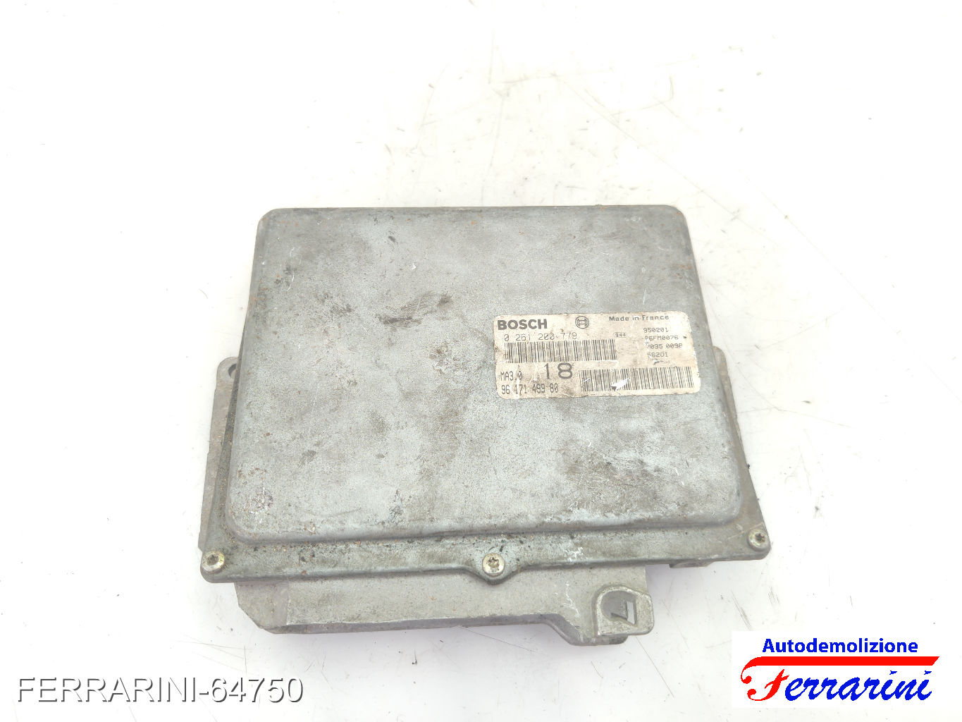 Centralina Motore PEUGEOT 106 2 1A, 1C 1.4I 1996-2004 9647149980, 9617149980