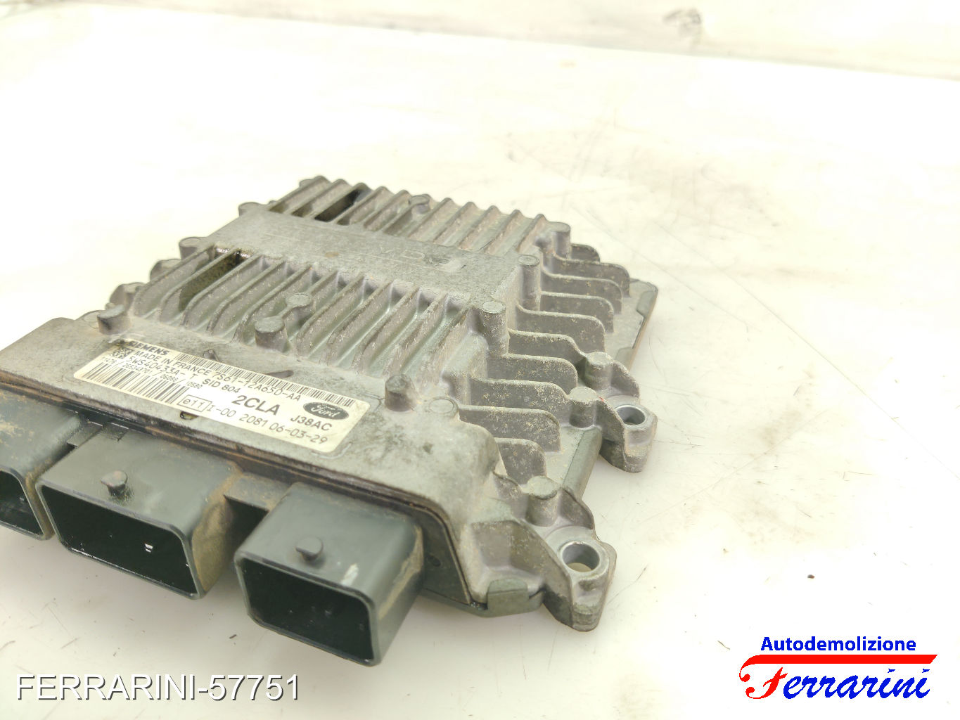 Centralina Motore FORD FIESTA 5 JD, JH 1.4 TDCI 2001-2008 7S6112A650AA
