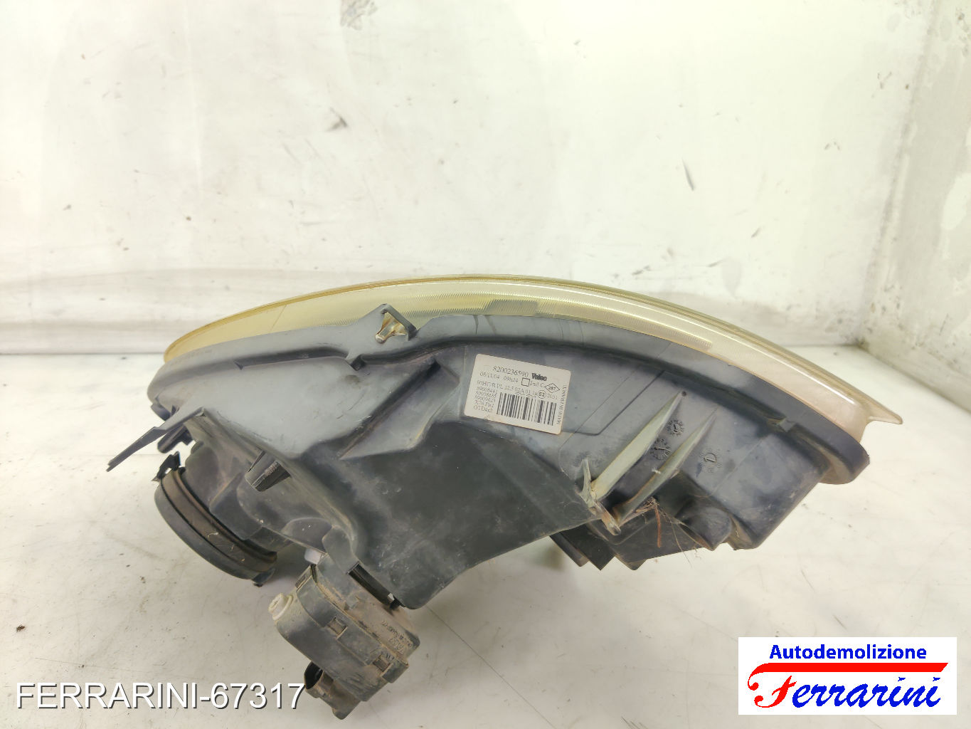 Faro Anteriore RENAULT KANGOO KC0/1 2001-2007 sinistro, sx 8200236590, 89008441 9
