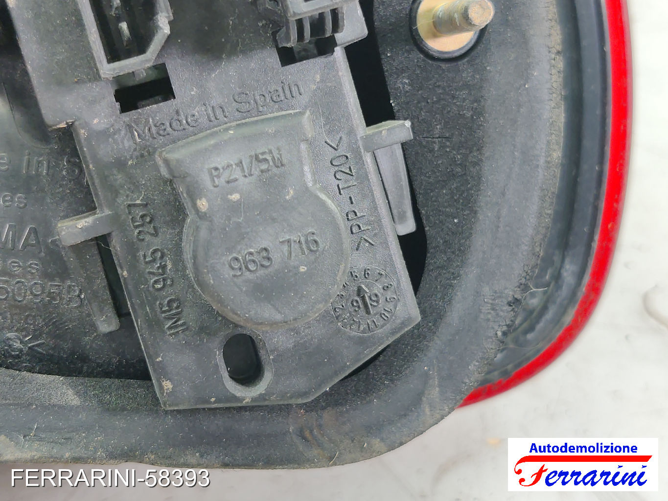 Fanalino Stop Posteriore SEAT TOLEDO 2 1M2 1998-2004 sinistro, sx V5945095B