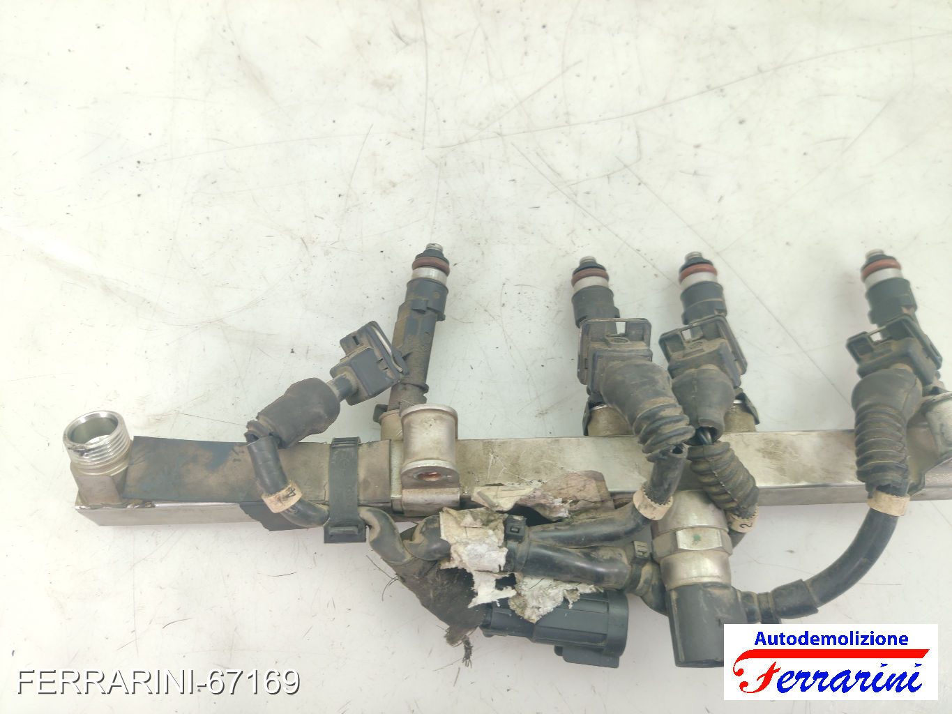Flauto Con Iniettori FIAT PUNTO 188 1.2 NATURAL POWER 2003-2012 71729224