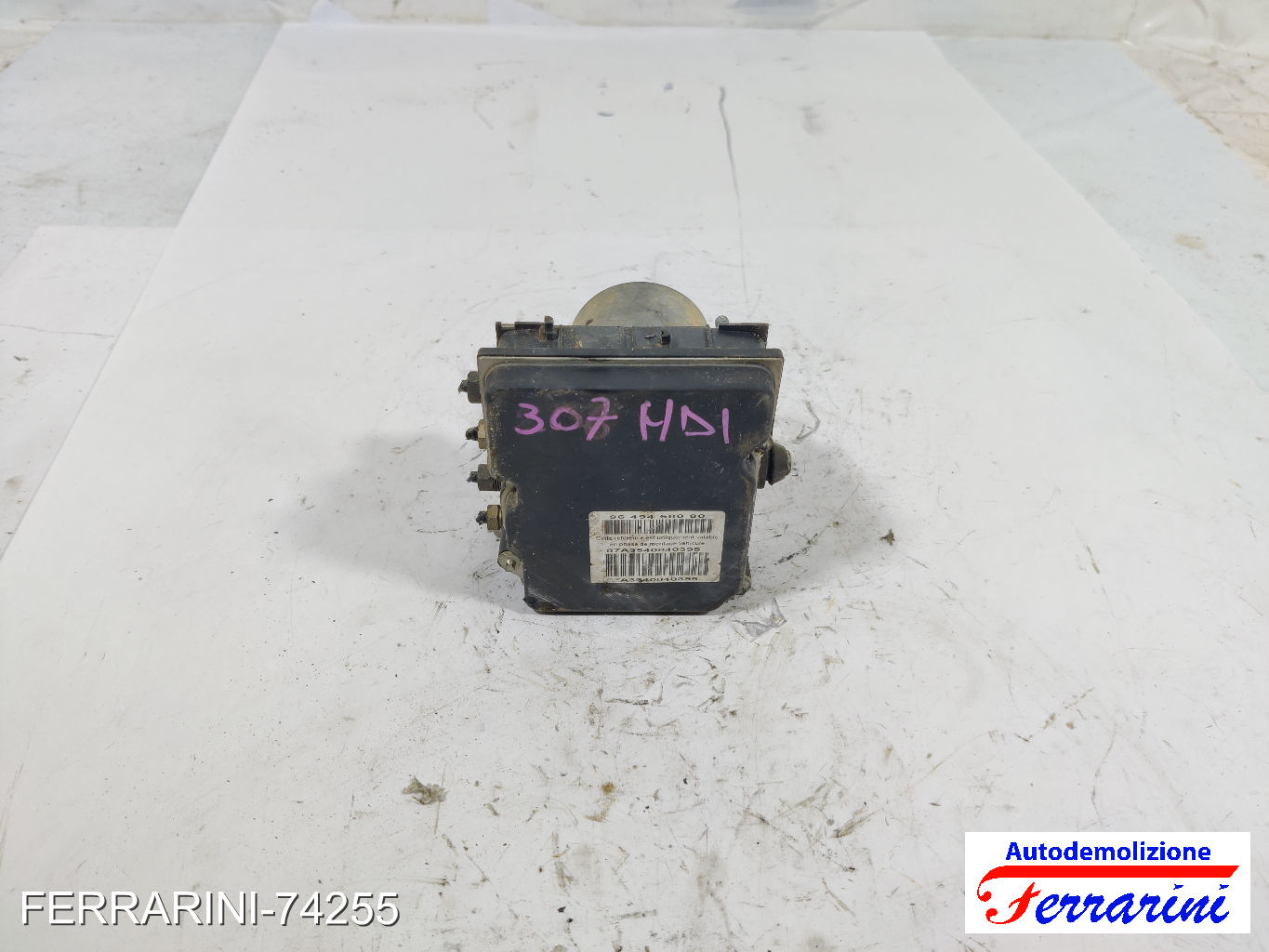 Centralina Pompa Abs PEUGEOT 307 SW 3H 2.0 HDI 110 2002-2009 9649458080 9