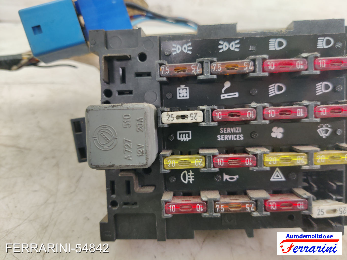 Fusibiliera Scatola Fusibili Body Computer FIAT UNO 146 45 I.E 1.0 1984-1995 9
