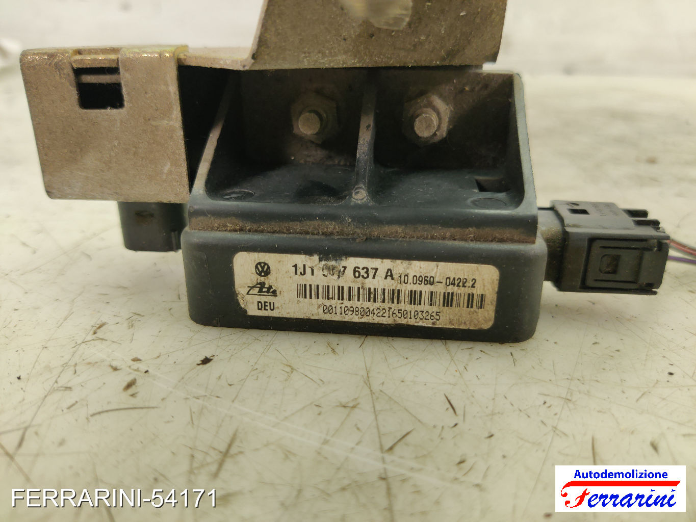 Sensore ESP YAW AUDI A3 8L1 1.9 TDI 1997-2001 1J0907657A, 10098000311