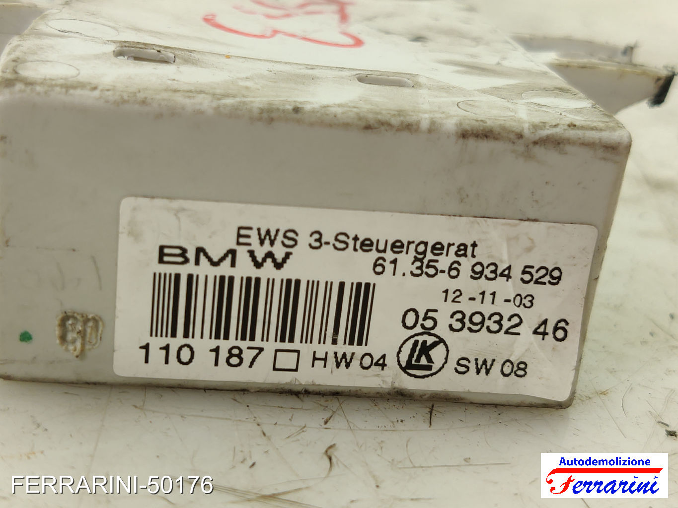 MINI - R50, R53 COOPER 2001-2006 61356934529, 05393246