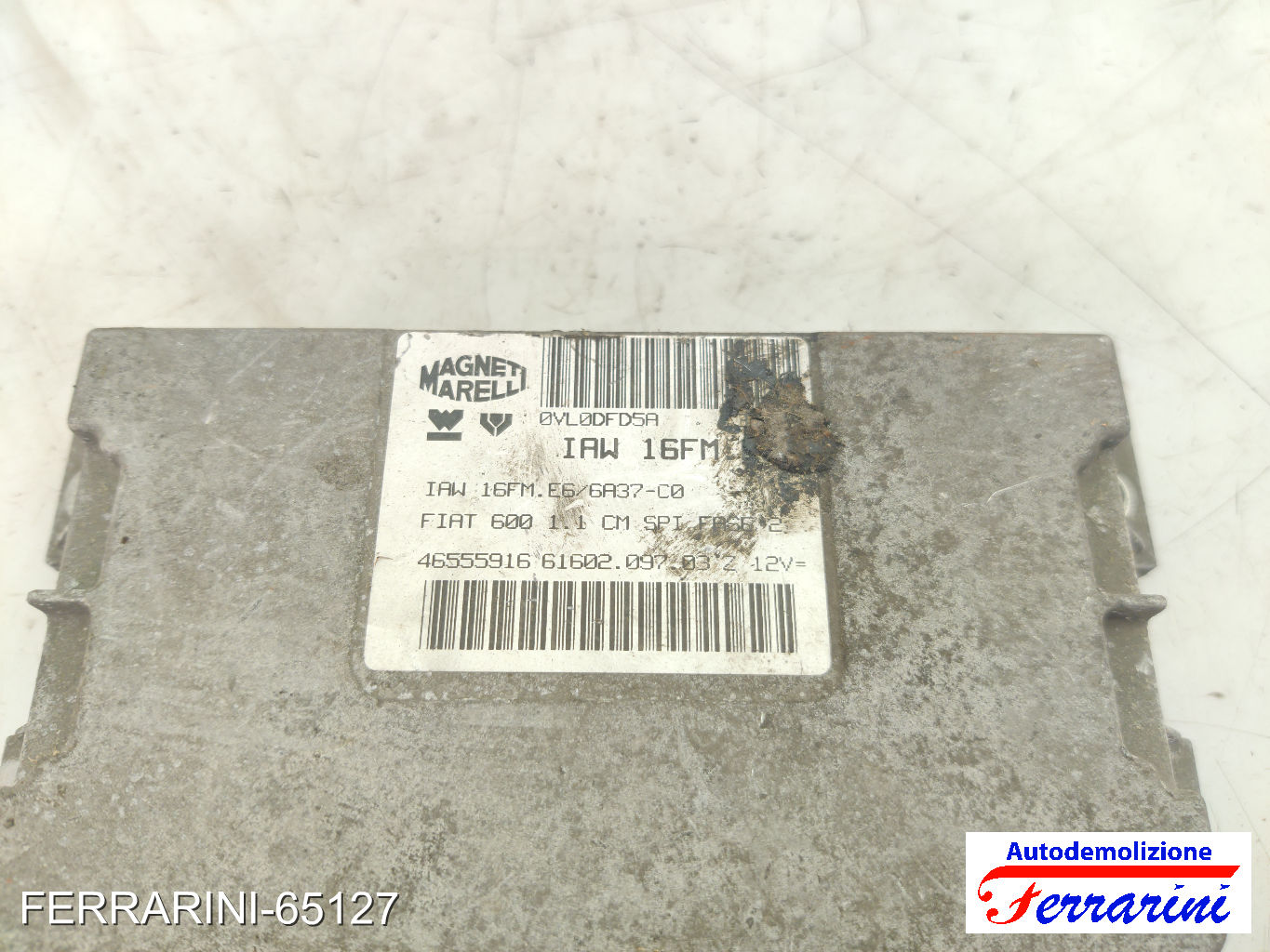 Centralina Motore FIAT SEICENTO 600 287 1.1 1998-2010 46555916, 465559166