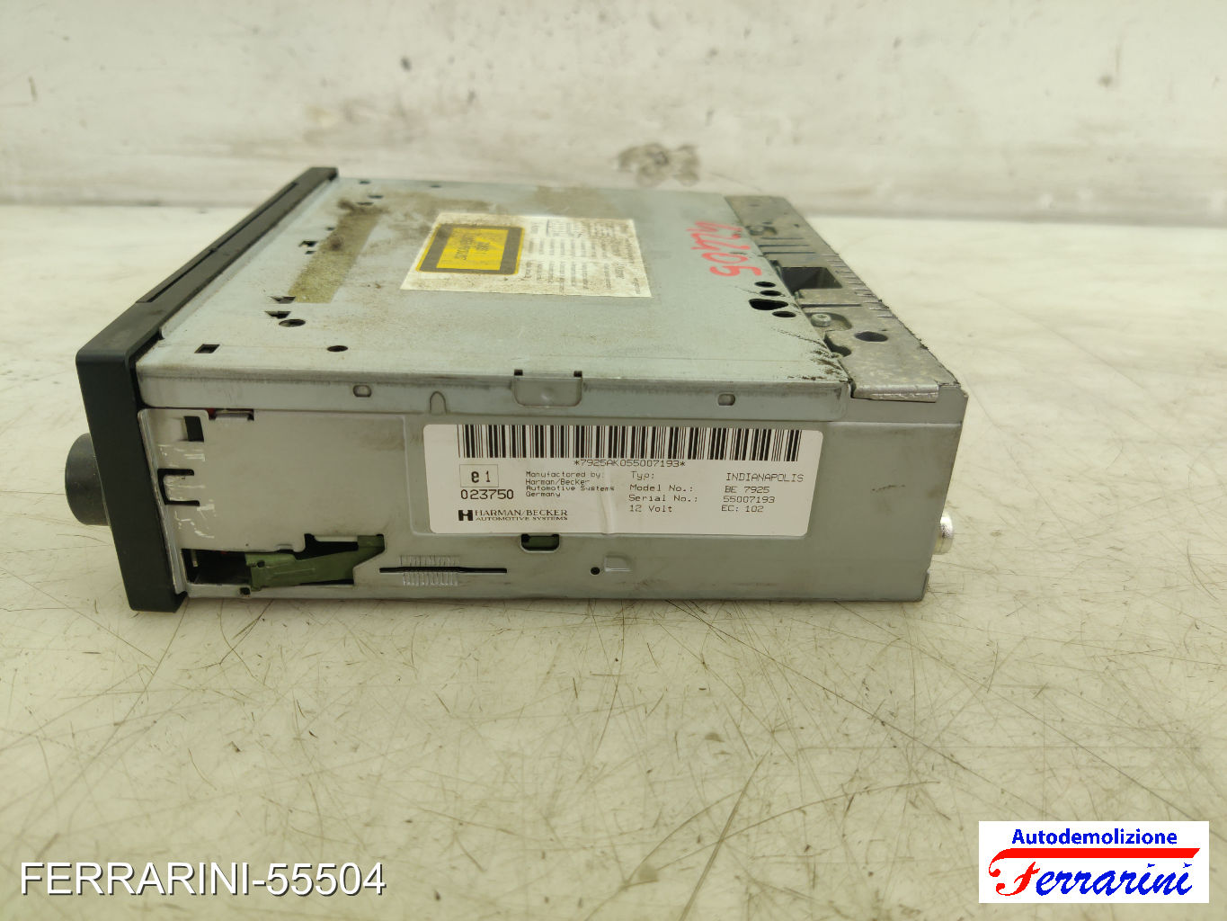 Stereo Radio VW PASSAT VARIANT 3B6 2000-2005 023750, 55007193 7