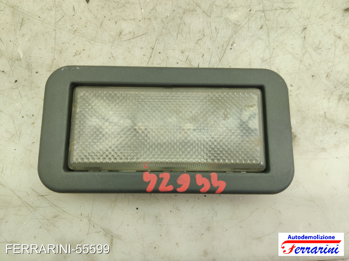 Plafoniera FIAT PUNTO 188 1999-2010 anteriore, frontale centrale, ant 180034060
