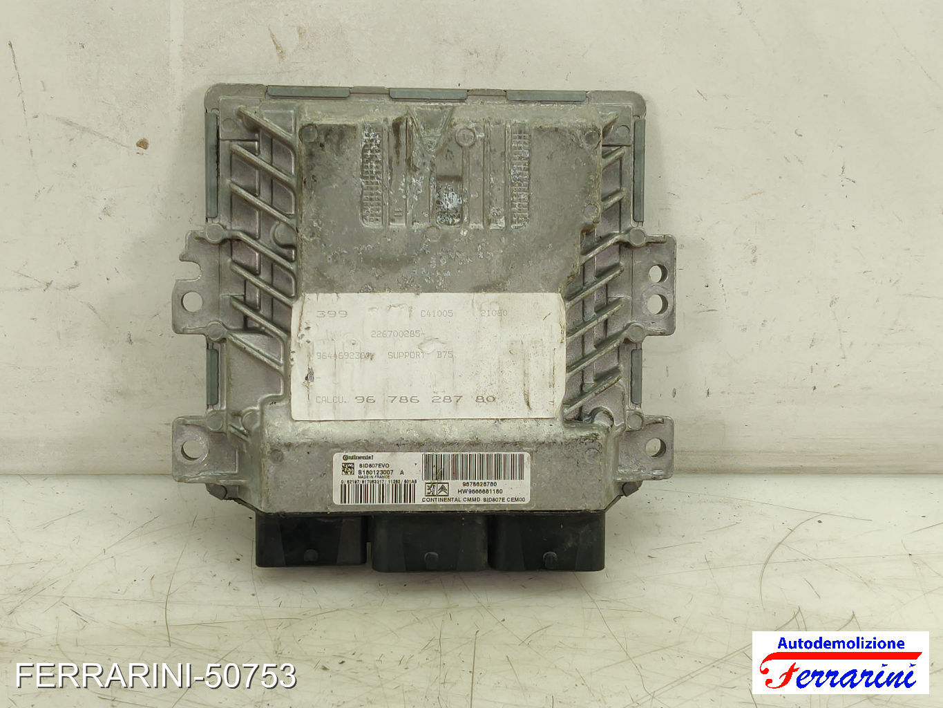 Centralina Motore CITROEN DS4 NX 1.6 HDI 110 2011-2015 9678628780, HW9666681180