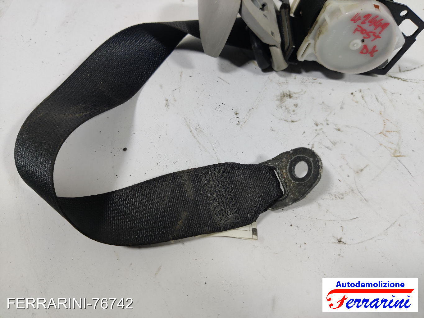 Cintura Di Sicurezza TOYOTA IQ J1 2009-2015 destra, dx, posteriore, post 9