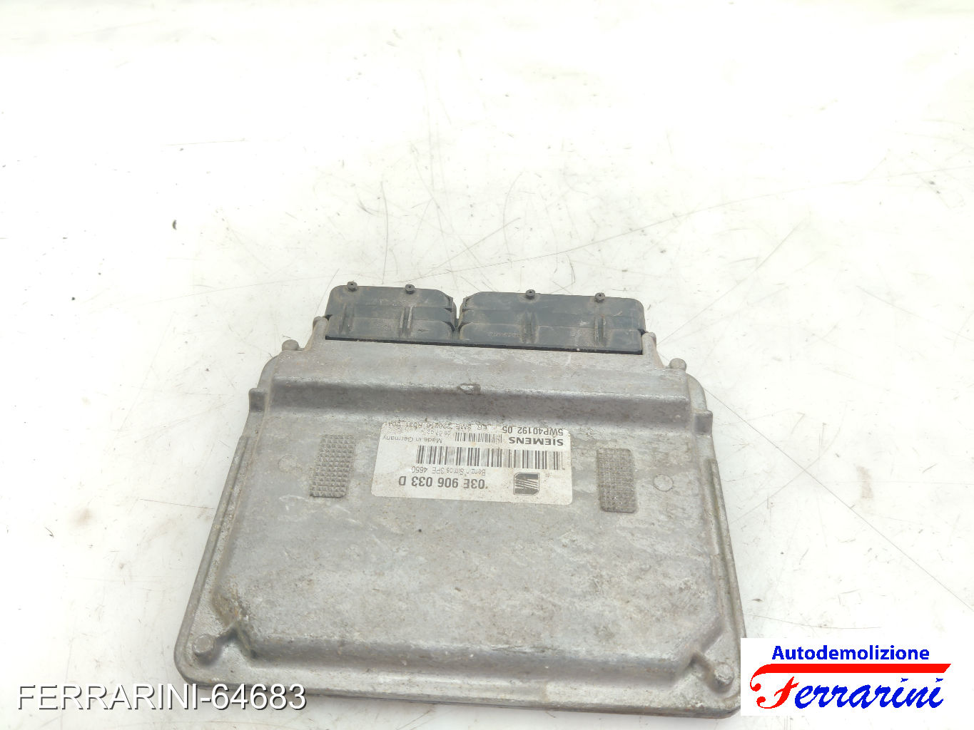 Centralina Motore VW POLO 9A, 9N 1.2 12V 2001-2007 03E906033D, 5WP40192, 090702