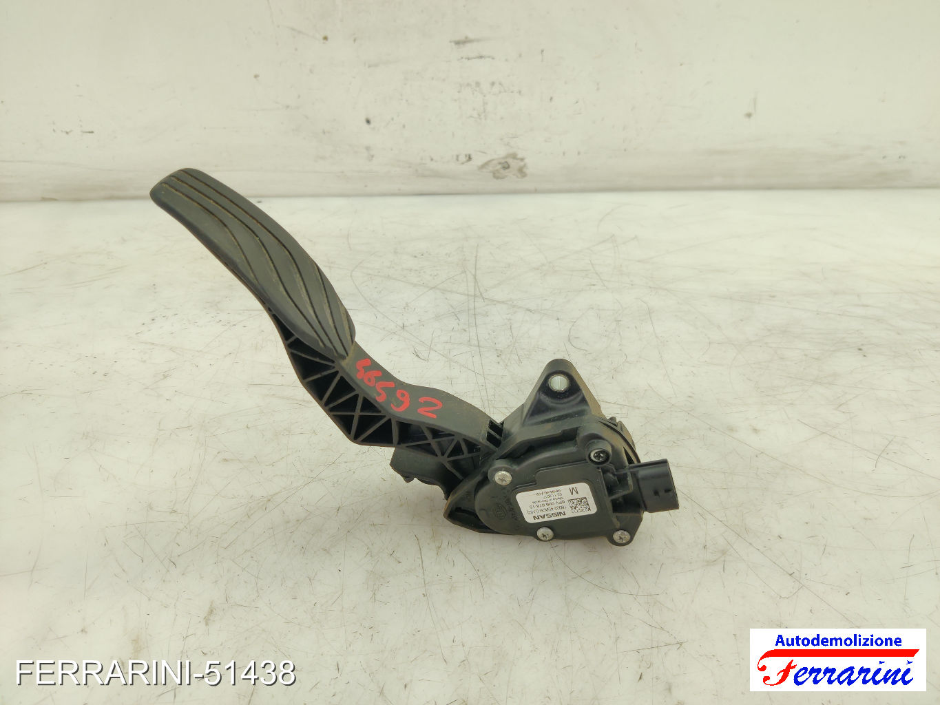 Pedale Acceleratore NISSAN QASHQAI 2 J11 1.5 DCI 2013-2023 180024BA0B