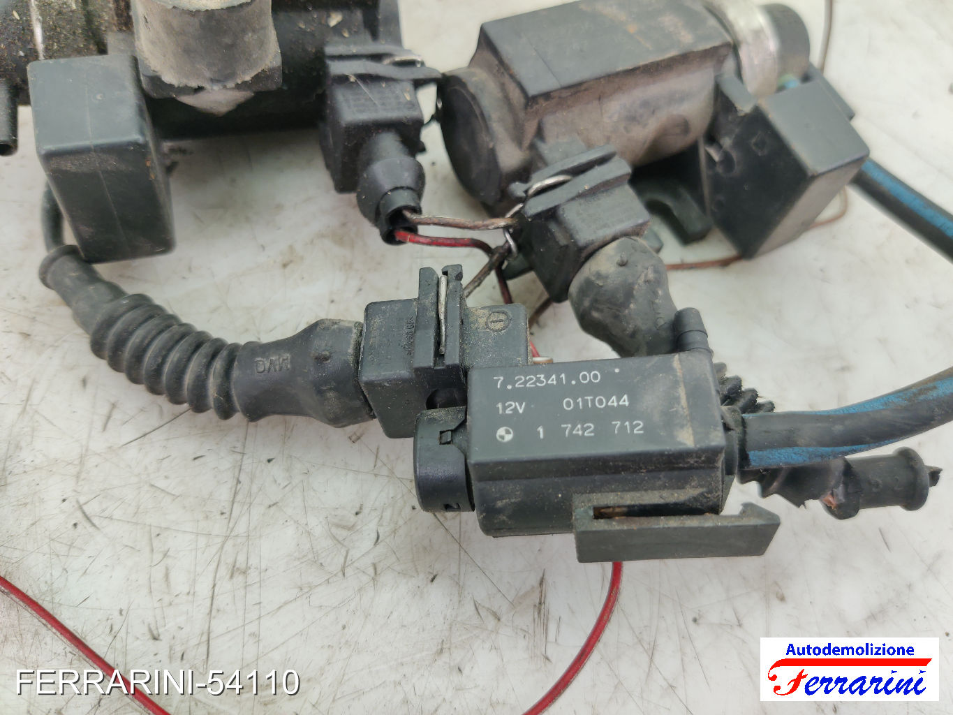 Elettrovalvola pressione turbo BMW SERIE 3 E46 320D 1998-2001 72234100, 01043 7