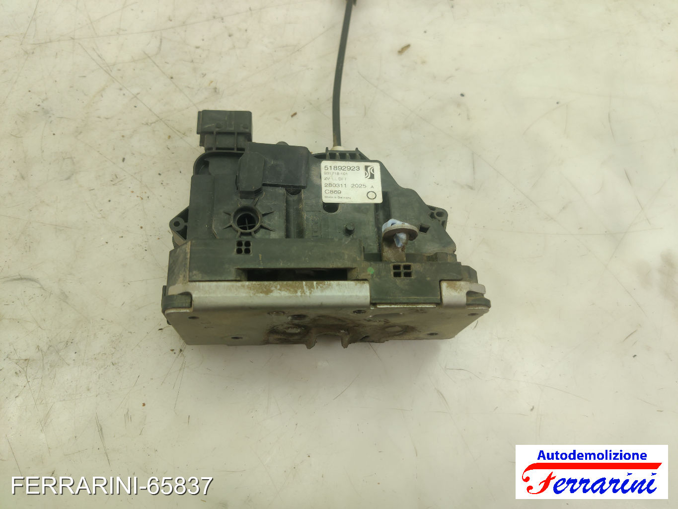 Serratura Porta FIAT PUNTO EVO 199 2009-2012 destro, dx, frontale, anteriore