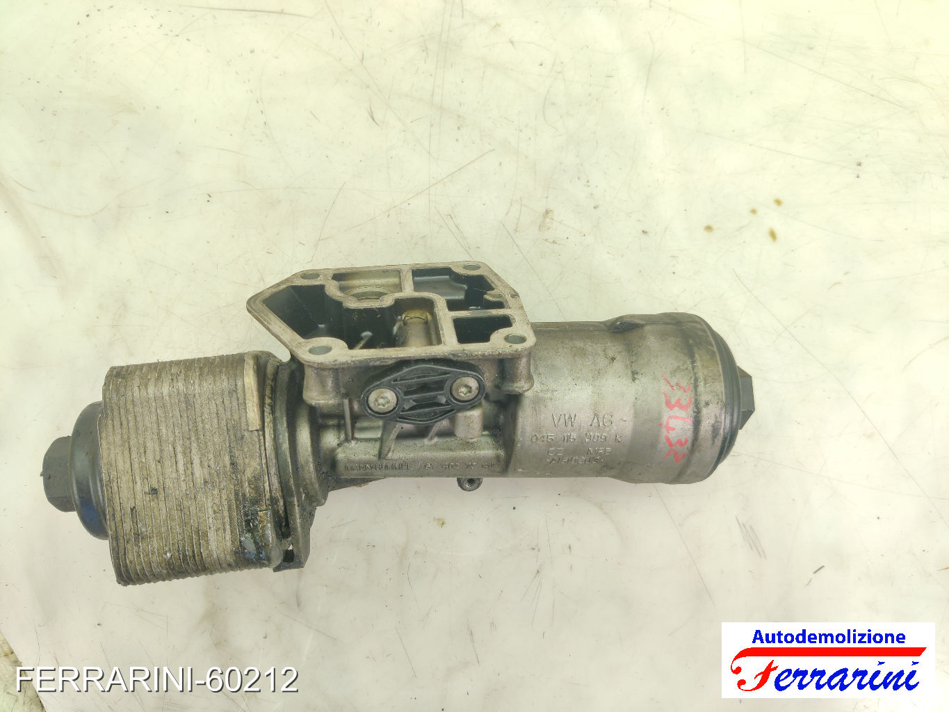 Supporto Filtro Scambiatore Acqua Olio VW GOLF 6 5K1 2.0 TDI 2008-2013