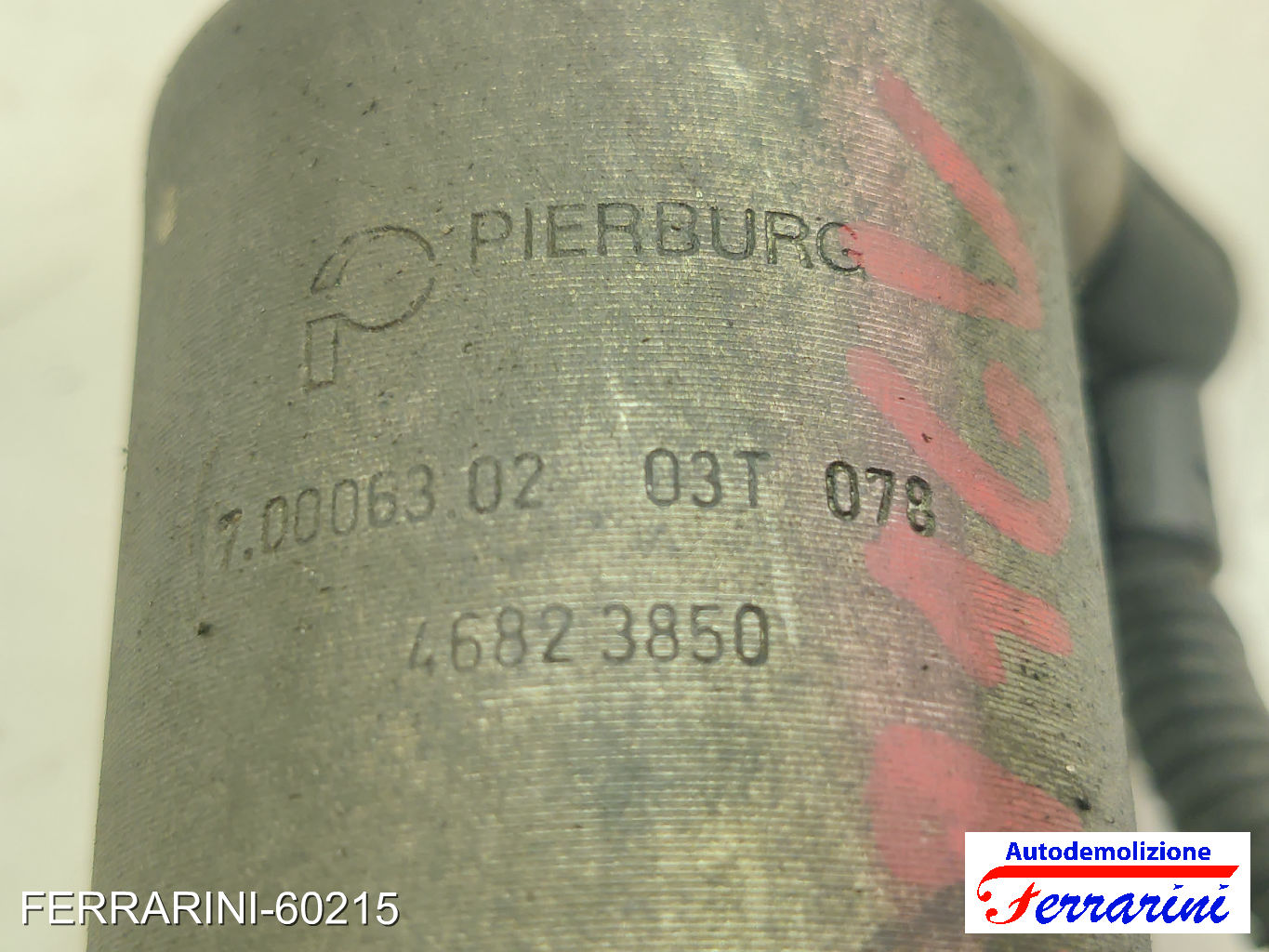Valvola Egr FIAT CROMA 194 1.9 D MULTIJET 2005-2007 46823850, 55215031, 55204250