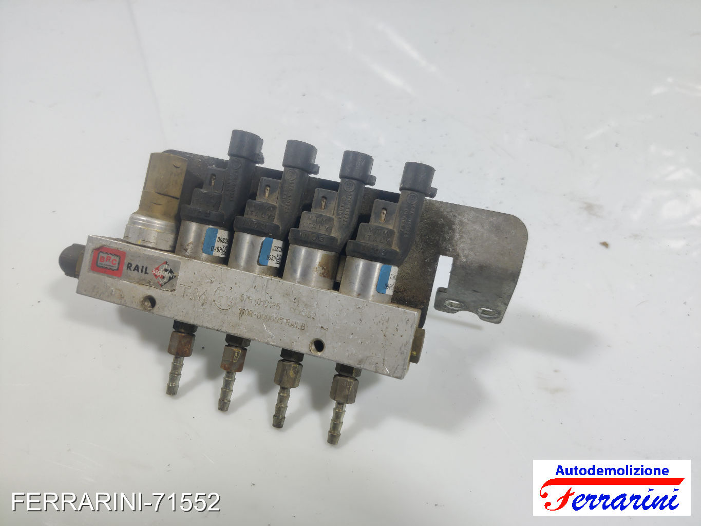 4 iniettori BRC Sequent FIAT PANDA 169 1.2 2003-2012 67R010185, CLASS2 8