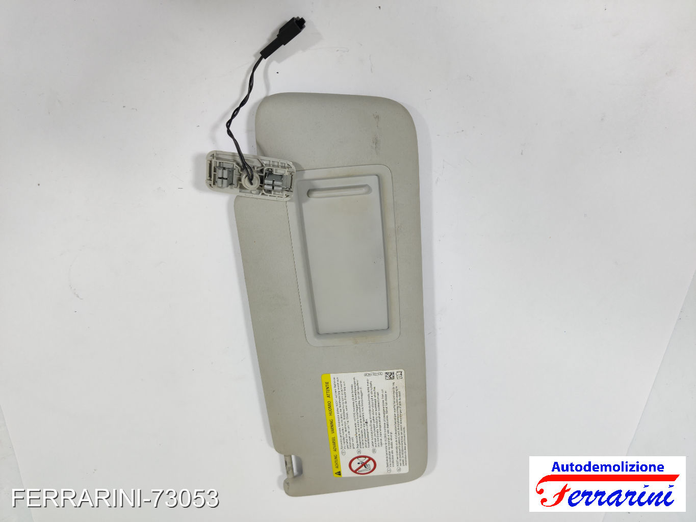 Aletta Parasole VW GOLF 7 5G1, BE1, BE2, BQ1 2012-2020 destro, dx 5G0857552CC