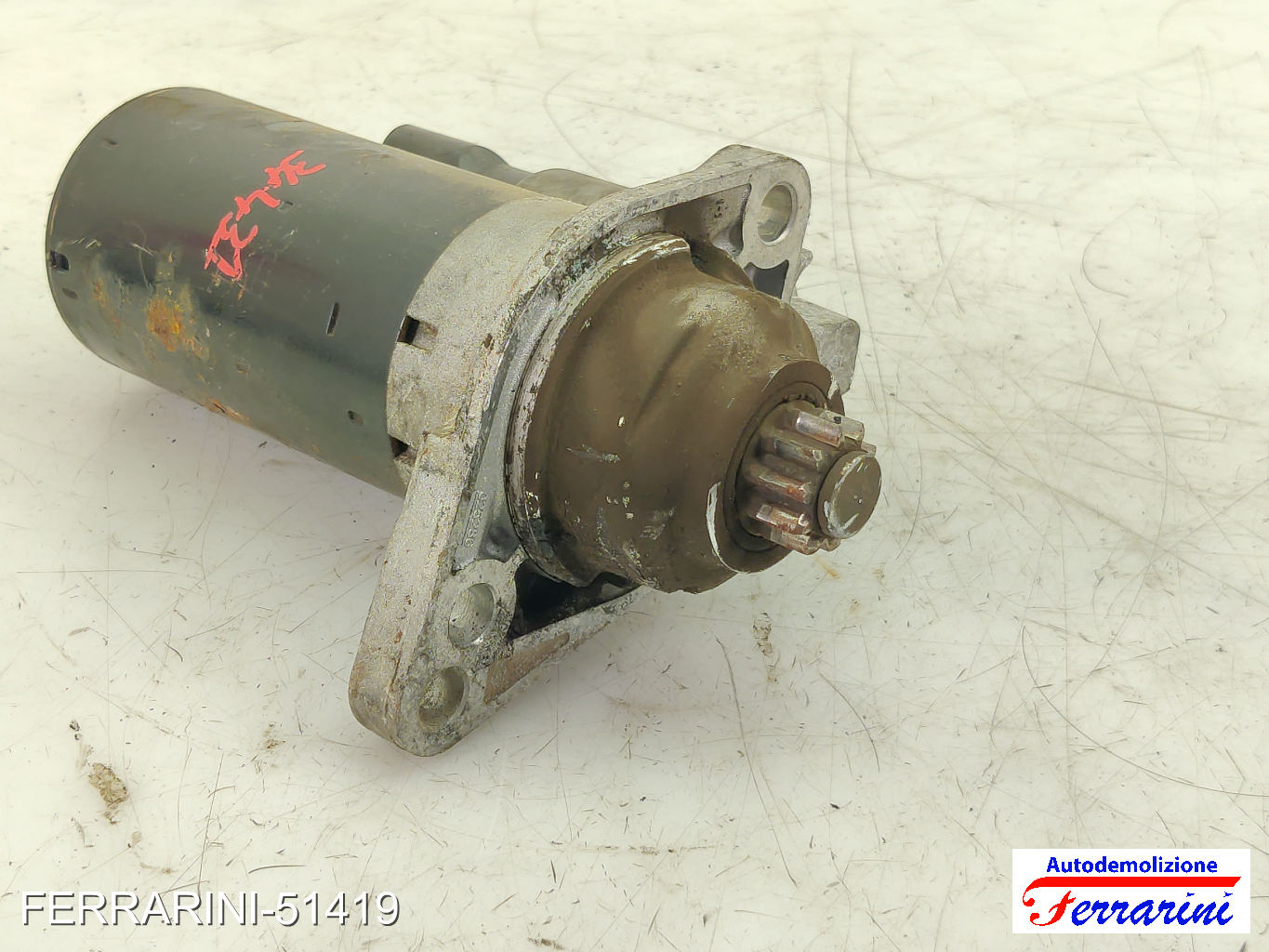 Motorino Avviamento VW GOLF 5 1K1 1.9 TDI 2003-2008 02Z911023F, 02Z911023H
