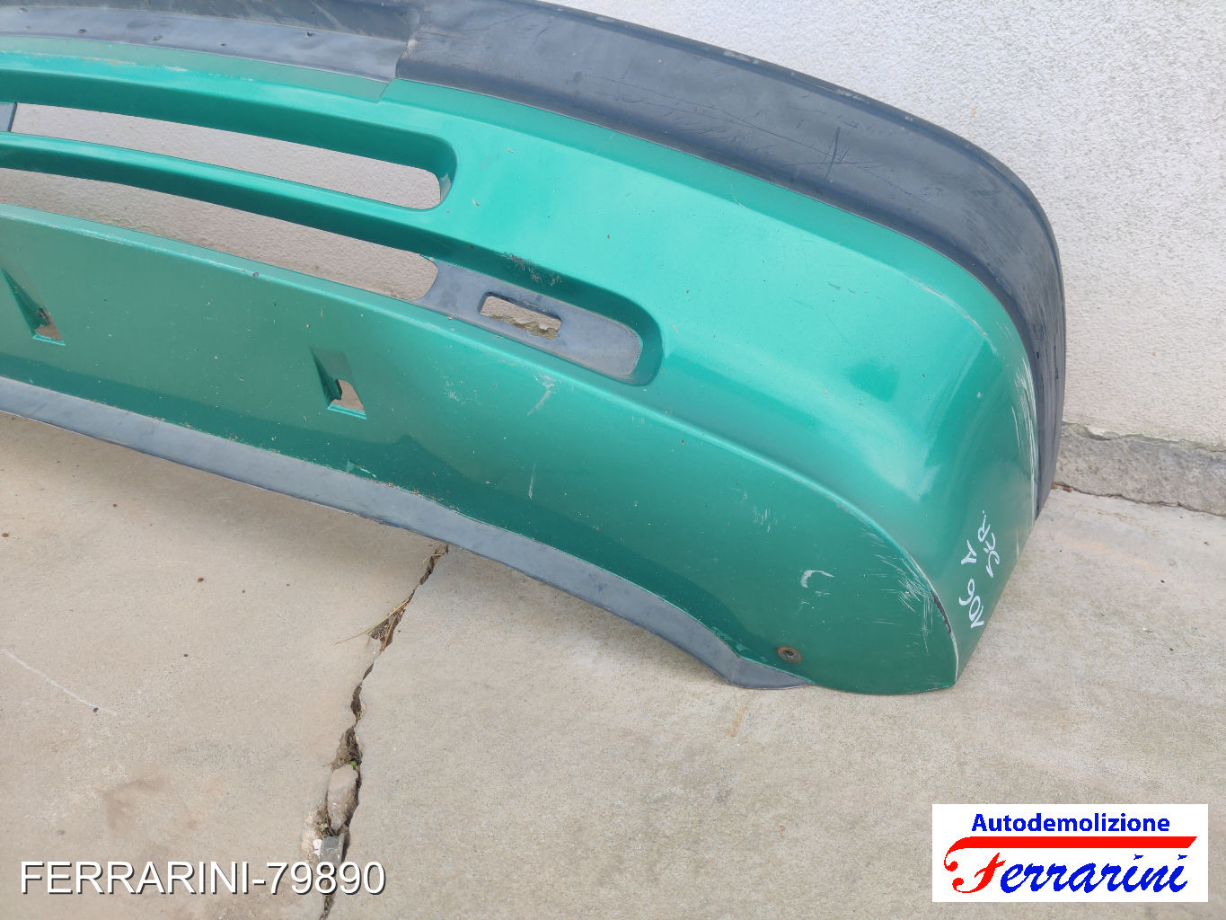 Paraurti PEUGEOT 106 1 1A, 1C 1991-1996 Frontale 9604243780, 7401E2 6