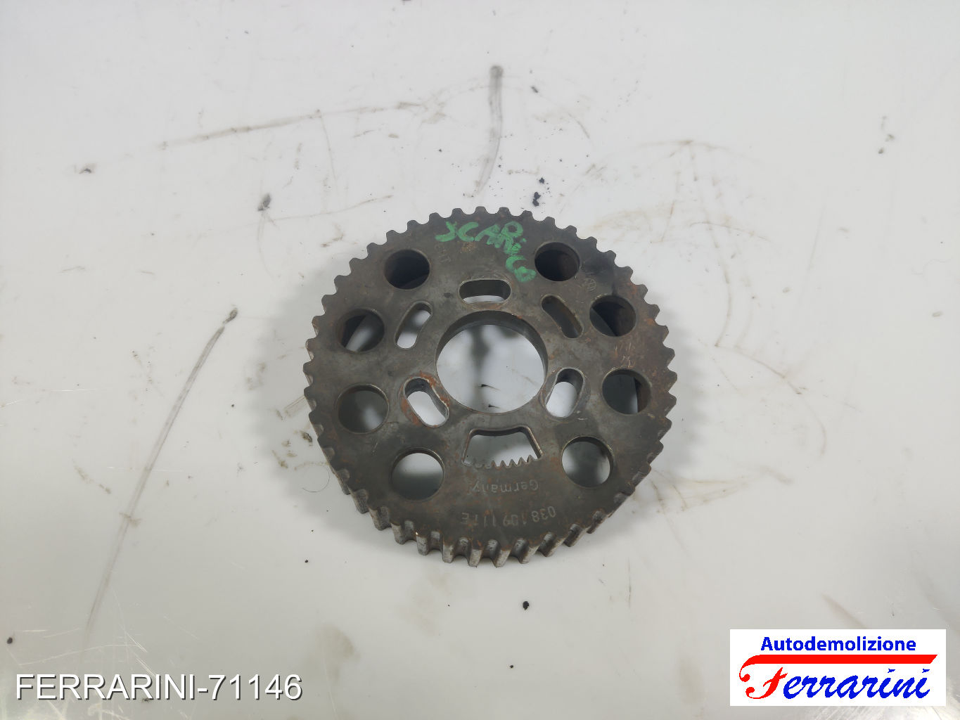 Puleggia Albero A Camme AUDI A4 AT 8ED 2.0 TDI 16V 2004-2008 038109111E 8