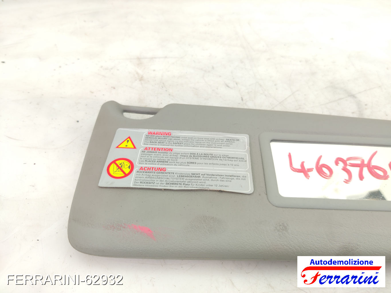 Aletta Parasole RENAULT CLIO 2 BB, CB 1998-2010 destro, dx 8200240038 6