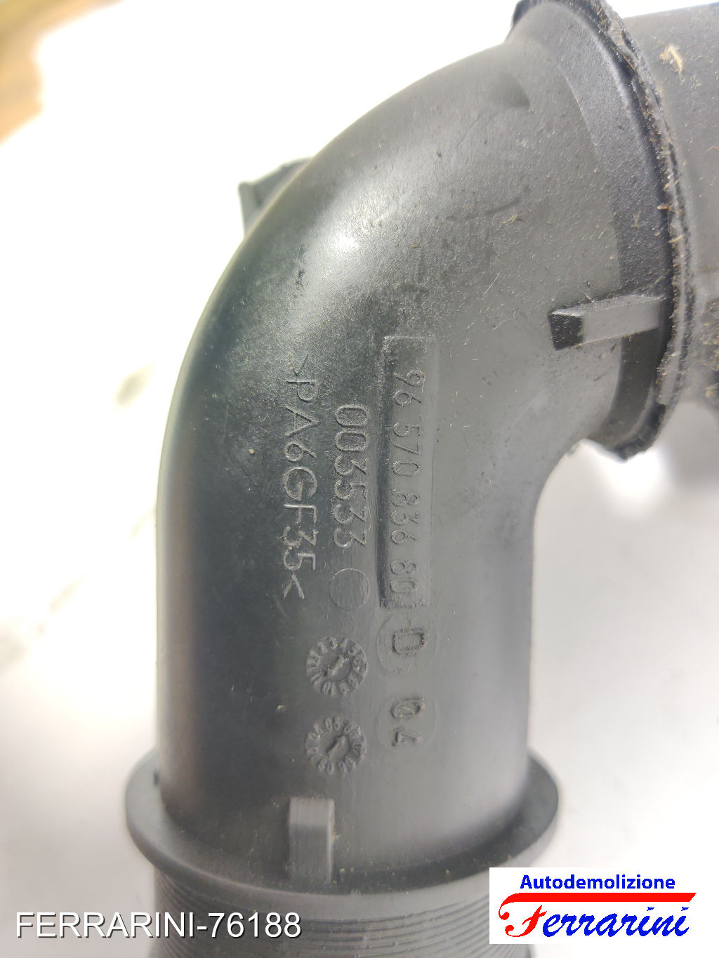 Manicotto Aspirazione FORD FOCUS C-MAX DM2 1.6 TDCI 2003-2007 9657083680, 003533