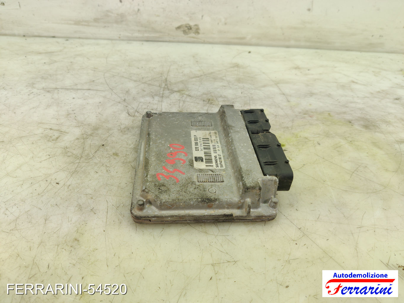 Centralina Motore SEAT IBIZA 3 6L1 1.2 2002-2006 03E906033P, 5WP4019607