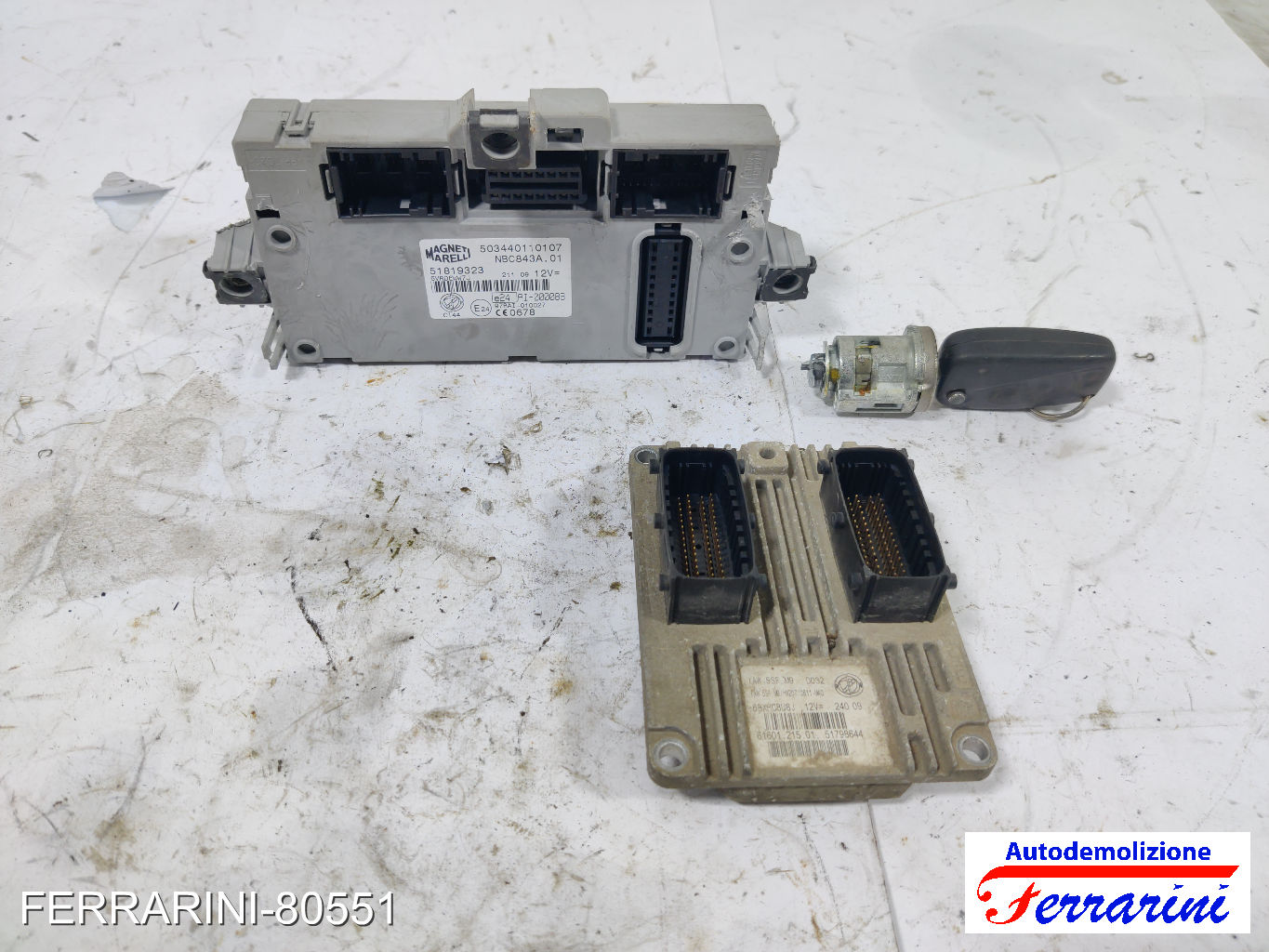Kit Accensione LANCIA YPSILON 843 1.4 LPG 2010-2011 51798644, 51819323