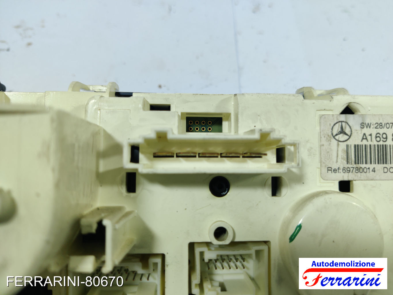 Tastiera Clima MERCEDES CLASSE A W169 2004-2012 7